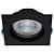 Plafon de embutir LED Easy recuado quadrado 30° 3000K 12W bivolt 14X14X7cm ABS preto. - Imagem 4