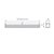 Perfil de sobrepor LED Archi Linear 1 metro IRC 93 2700K 5W/m 24V alumínio preto. - Imagem 2
