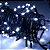 Pisca de Natal 100 Leds branco frio 8 Funções fio verde conector macho e fêmea 10 Metros 127V. - Imagem 1