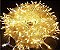 Pisca de Natal 300 Leds Branco Quente 8 Funções fio Ø1.8mm transparente com 45 flash branco IP65, conector macho e fêmea 30 Metros 220V. - Imagem 1