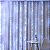 Cortina com 320 LEDs Branco Frio 3mx2m Multi Funcional 127V. - Imagem 2
