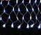 Cascata com 120 LEDs Branco Frio 8 funções 4,5mx0,50m com estrelas na ponta 127V. - Imagem 1