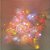 Cortina com 224 LEDs Colorido fio de Fada com estrela na ponta 3m x 1,2m bivolt. - Imagem 4