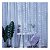Cortina com 360 LEDs Branco Frio 8 funções fio de Fada PVC 3m x 3m bivolt. - Imagem 2