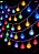 Cordão 20 LEDs bolinhas sortidas 8 funções bivolt. - Imagem 4