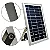 Refletor LED solar com controle 10w 25 leds auto recarregável 3000K IP67. - Imagem 5