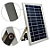 Refletor LED solar com controle 10w 25 leds auto recarregável 6500K IP67. - Imagem 5