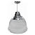 Luminária Industrial prismática 22″ com pendente e canopla cinza E-40. - Imagem 1