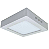 Luminária Plafon LED 6W Quadrada 12cm x 12cm Sobrepor 3000K bivolt. - Imagem 1