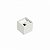Arandela de Parede LED Flap Quadrado Facho Ajustável externo 3000K 6W Bivolt 10x10x10cm Alumínio Branco. - Imagem 1