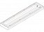 Luminária de sobrepor fechada e vedada contínua com difusor em acrílico transparente para 2 lâmpadas T5 28/54W 120cm. - Imagem 2