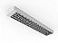 Luminária de sobrepor alto rendimento com aletas parabólicas duplas para 2 lâmpadas 36/40/45/65W 240cm (HO). - Imagem 1