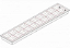 Luminária de embutir alto rendimento com aletas parabólicas duplas para 2 lâmpadas T5 28/54W 120cm. - Imagem 2
