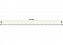 Luminária de embutir alto rendimento com aletas planas brancas para 2 lâmpadas 18/20W 120cm. - Imagem 5