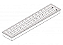 Luminária de embutir alto rendimento com aletas planas brancas para 2 lâmpadas 36/40/45/65W 240cm (HO). - Imagem 2
