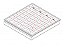 Luminária de embutir alto rendimento com aletas parabólicas duplas para 4 lâmpadas 18/20W 120cm. - Imagem 2