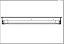 Luminária de embutir fechada com difusor leitoso para 4 lâmpadas 9/10W 60cm. - Imagem 5