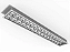 Luminária de embutir alto rendimento com aletas parabólicas duplas para 1 lâmpada 36/40/45/65W 240cm (HO). - Imagem 1