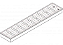 Luminária de embutir alto rendimento com aletas planas brancas para 2 lâmpadas 9/10W 60cm. - Imagem 2