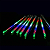 8 Tubos snowfall super Leds colorido dupla face 30cm uso externo IP44 bivolt. - Imagem 4