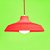 Pendente Sinuca Ø47x19cm Polietileno Vermelho. - Imagem 3
