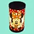 Luminária de Mesa Lumi Minnie 27xØ14,5cm Polipropileno Vermelho, Branco e Preto. - Imagem 5