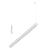 Luminária pendente linear com LED Nichia integrado 4000K 36,1W Bivolt 112,1x4x3,6cm Alumínio Branco Fosco. - Imagem 1
