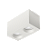 Luminária de Sobrepor Retangular Facho orientável 17,3x9x9,5cm 2x Dicróica LED base GU10 Alumínio Branco fosco. - Imagem 1