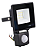 Refletor Com Sensor De Presença Led 30w Fotocélula Bivolt 6500k Preto. - Imagem 2