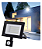 Refletor Com Sensor De Presença Led 50w Fotocélula Bivolt 6500k Preto. - Imagem 3