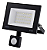 Refletor Com Sensor De Presença Led 50w Fotocélula Bivolt 6500k Preto. - Imagem 1