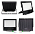 Refletor LED 300w Holofote RGB SMD Colorido Com Controle IP67. - Imagem 2