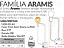 Luminária de mesa Aramis com entrada USB 40X21cm aço branco fosco. - Imagem 3