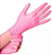 LUVA NITRILICA C/ 12 UNID/ TAM G / ROSA CEL´S - Imagem 1