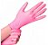 LUVA NITRILICA C/ 12 UNID/ TAM M / ROSA CEL´S - Imagem 1