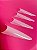 TIPS CAIXA STILETTO ABS 500 UNID FAN NAILS LEITOSA - Imagem 1