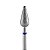 BROCA DIAMANTADA TIPO PÊRA ARREDONDADA - STALEKS PRO - Ø 5MM - AZUL - FA101B050/12 - Imagem 1