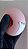 PORTA MICROPORE REDONDO ROSA COM BRANCO - Imagem 1