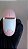 PORTA MICROPORE REDONDO ROSA COM BRANCO - Imagem 3