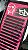 CILIOS CURVATURA D ESPESSURA 0.07 TAM 9MM 5D BAD PINK - Imagem 1