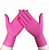 LUVA NITRILICA ROSA PCT COM 10 UNIDADES - TAMANHO - G PLIN - Imagem 1