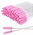 ESCOVINHA DE SILICONE PARA CILIOS C/50 UNID ROSA - Imagem 1