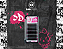 CILIOS 3D TAMANHO D-0.07 MIX 9 AO 14 BAD PINK - Imagem 1