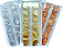 KIT 12 UNIDADES FOLHA DE OURO E PRATA SHOYYI - Imagem 1