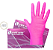 LUVA NITRILICA ROSA TAM M 100UNID. SAFE MAX - Imagem 1