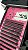 CILIOS YY CURVATURA "D" ESPESSURA 0.07 10MM BAD PINK - Imagem 1