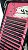 CILIOS YY CURVATURA "D" ESPESSURA 0.07 11MM BAD PINK - Imagem 1