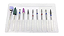 KIT BROCA CERAMICA DIAMANTADA 10 UNIDADES KAISA - Imagem 2