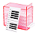 LASH BOX ACRILICA ORGANIZADORA DE CILIOS 5 PLACAS ROSA - Imagem 1