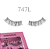 CILIOS POSTIÇOS EFEITO NATURAL 747L 10 PARES REAL LOVE - Imagem 1